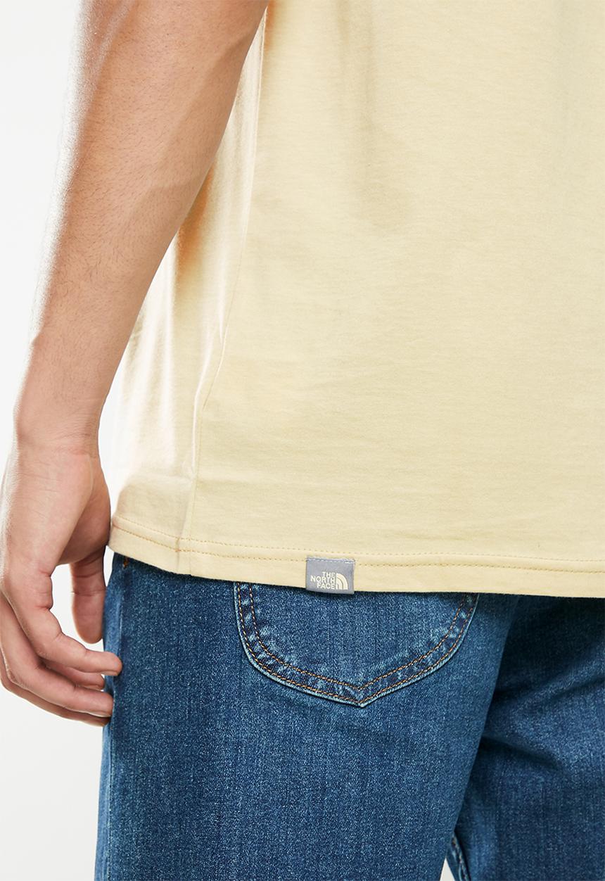 The North Face - M short sleeve mountain line tee - grey melange