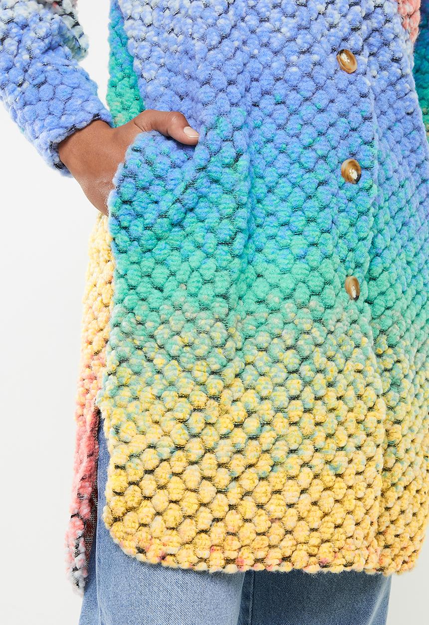 Stella Morgan - Wool longline coat - multi