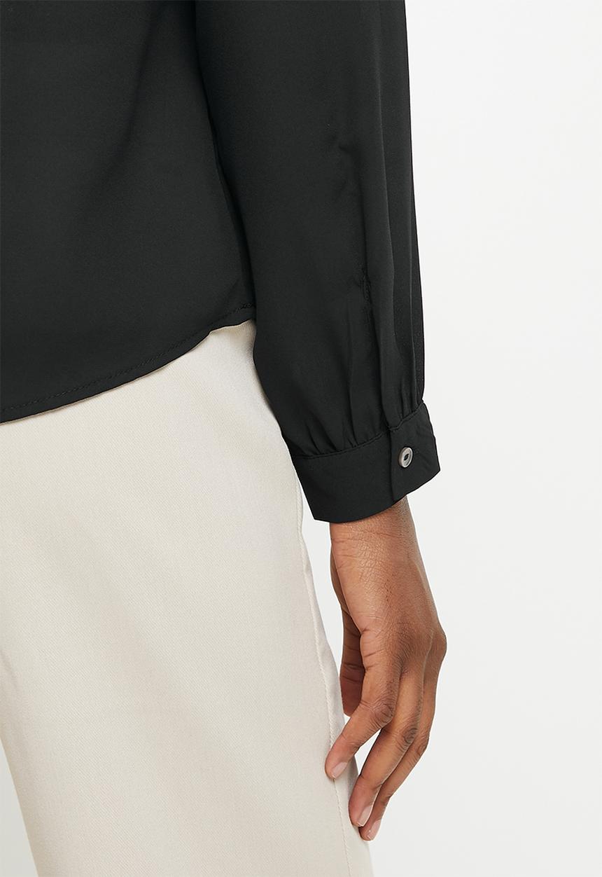 ONLY - Tuesday cloud collar blouse - black