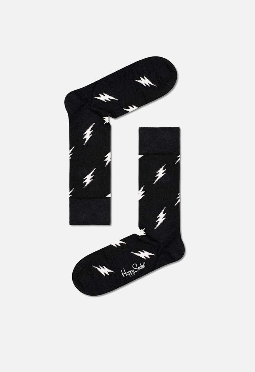 Happy Socks - 4-pack black & white socks gift set