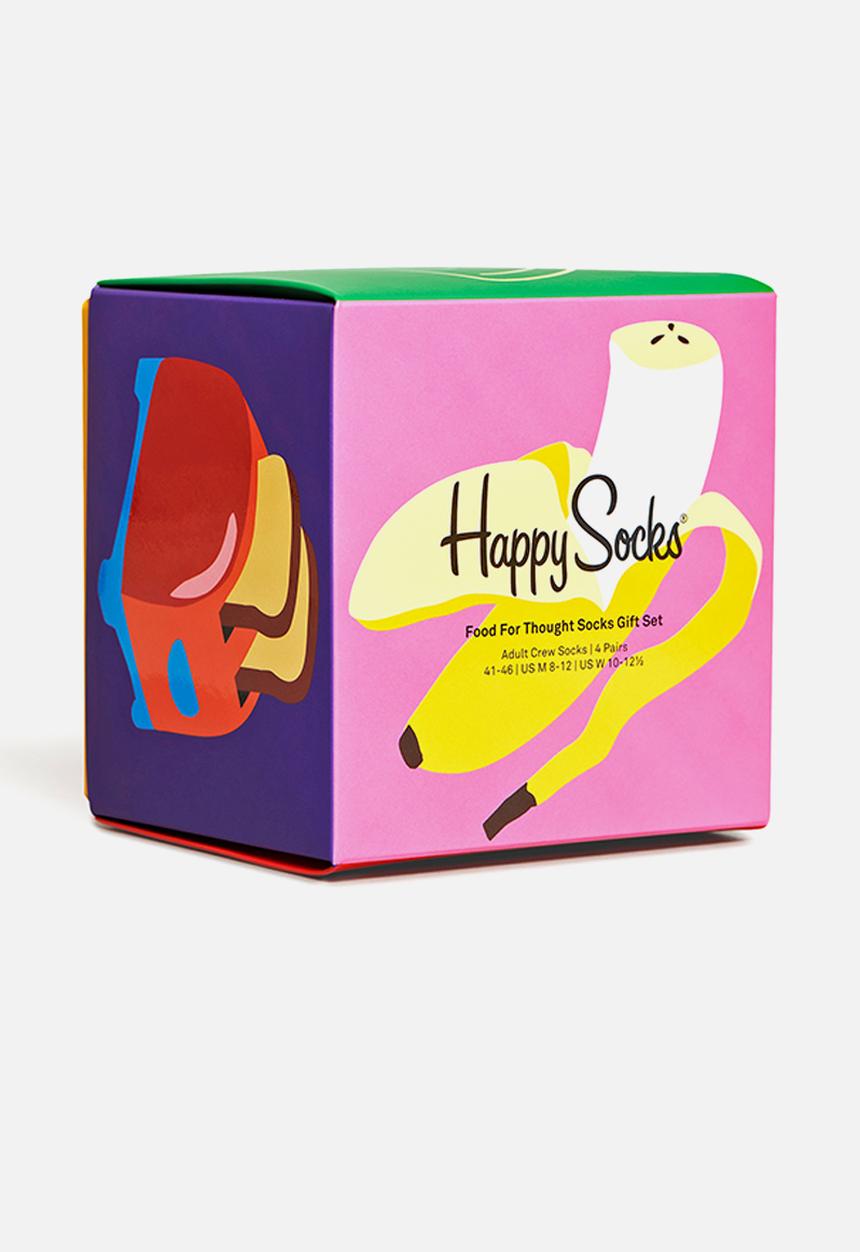Happy Socks - 4-pack food for thought socks gift set