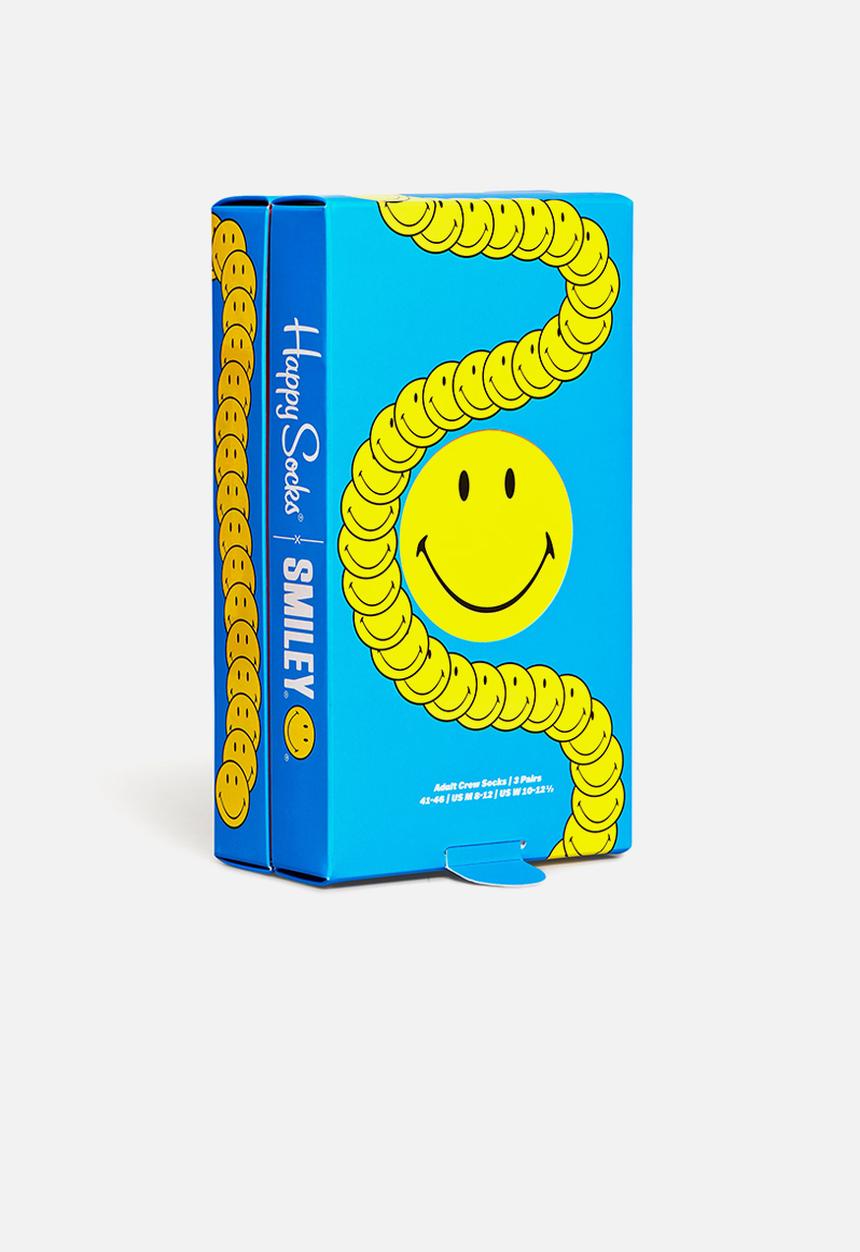 Happy Socks - Smiley 3-pack gift set