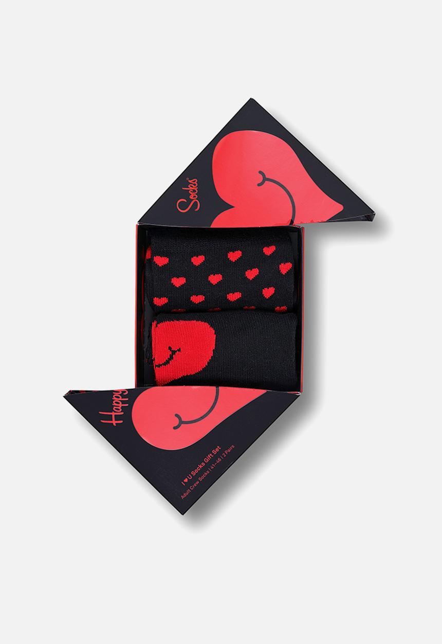 Happy Socks - 2-pack i heart you socks gift set