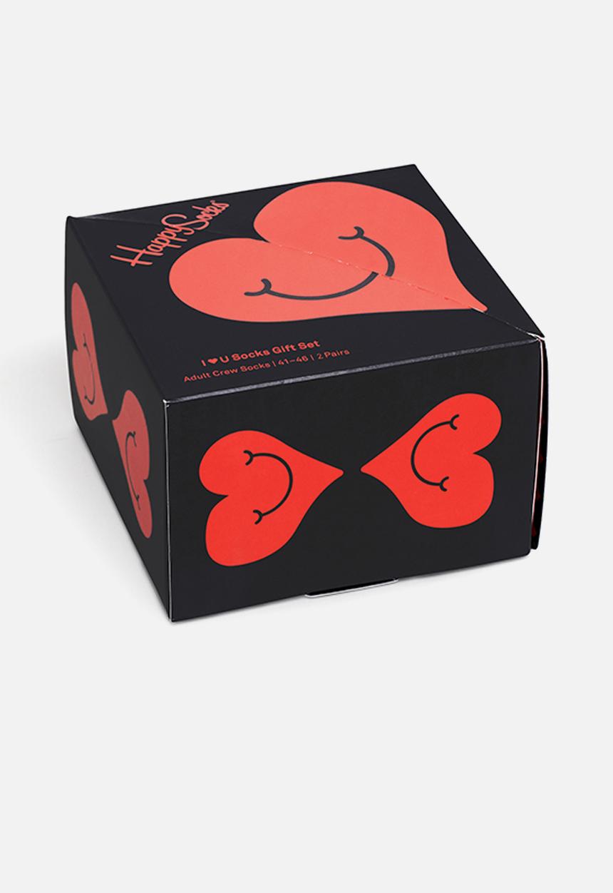 Happy Socks - 2-pack i heart you socks gift set