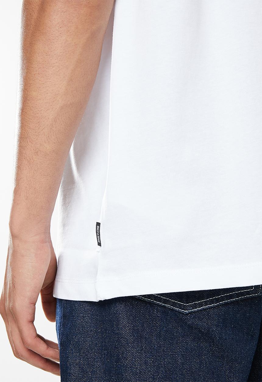 Only & Sons - Onsblaze life ovz ss tee - bright white