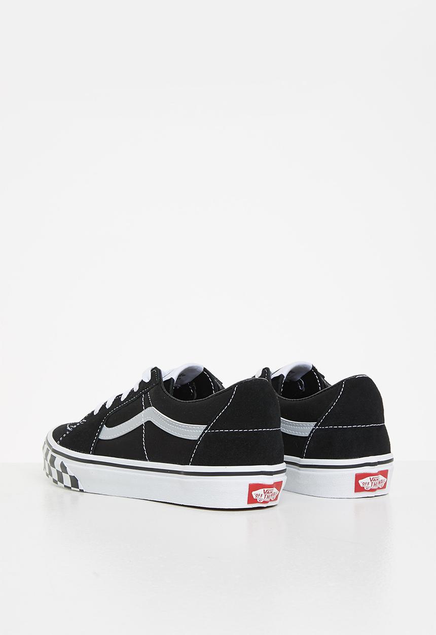 Vans - Jn sk8-low - (reflective sidestripe) checkerboard & black