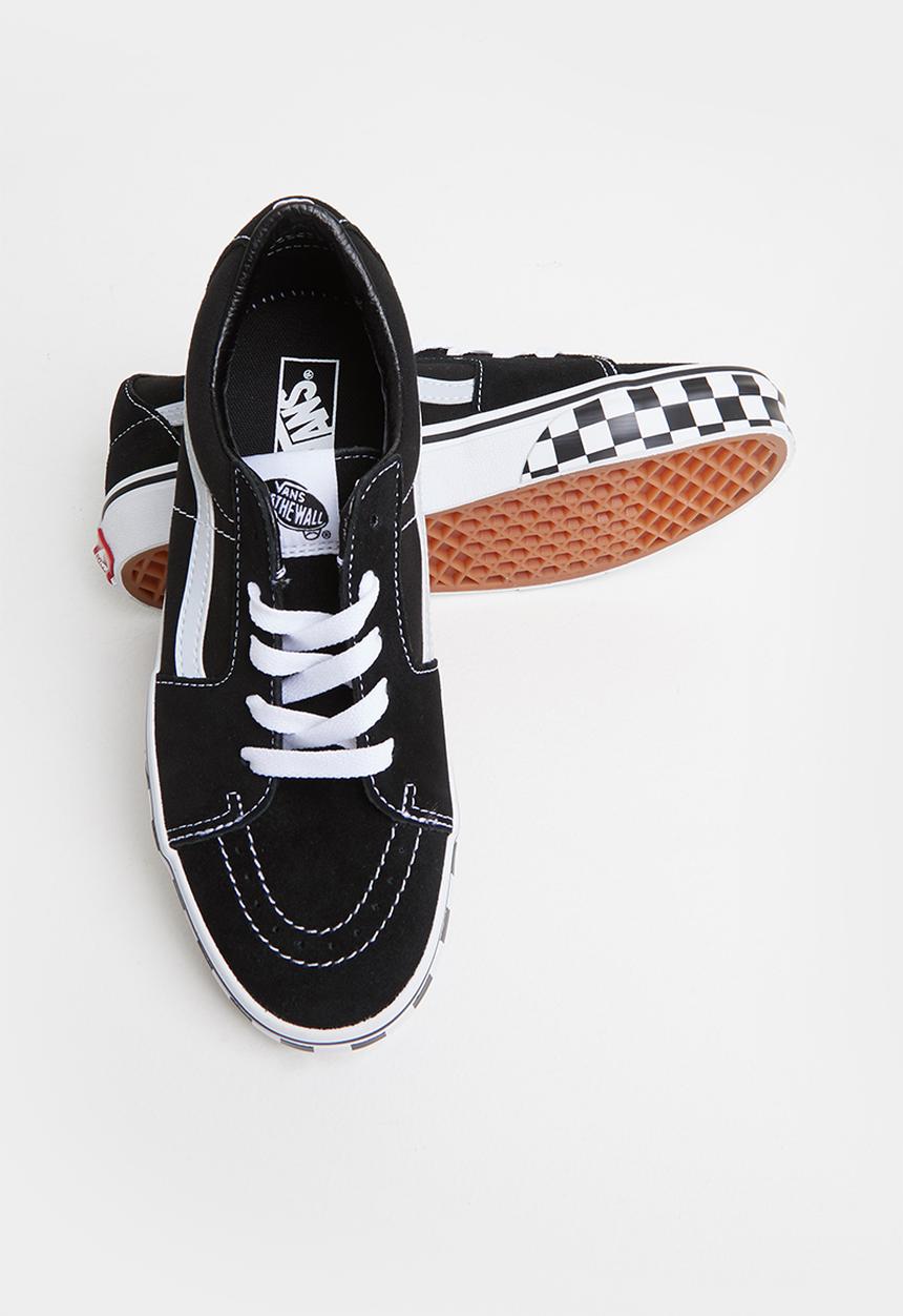 Vans - Jn sk8-low - (reflective sidestripe) checkerboard & black