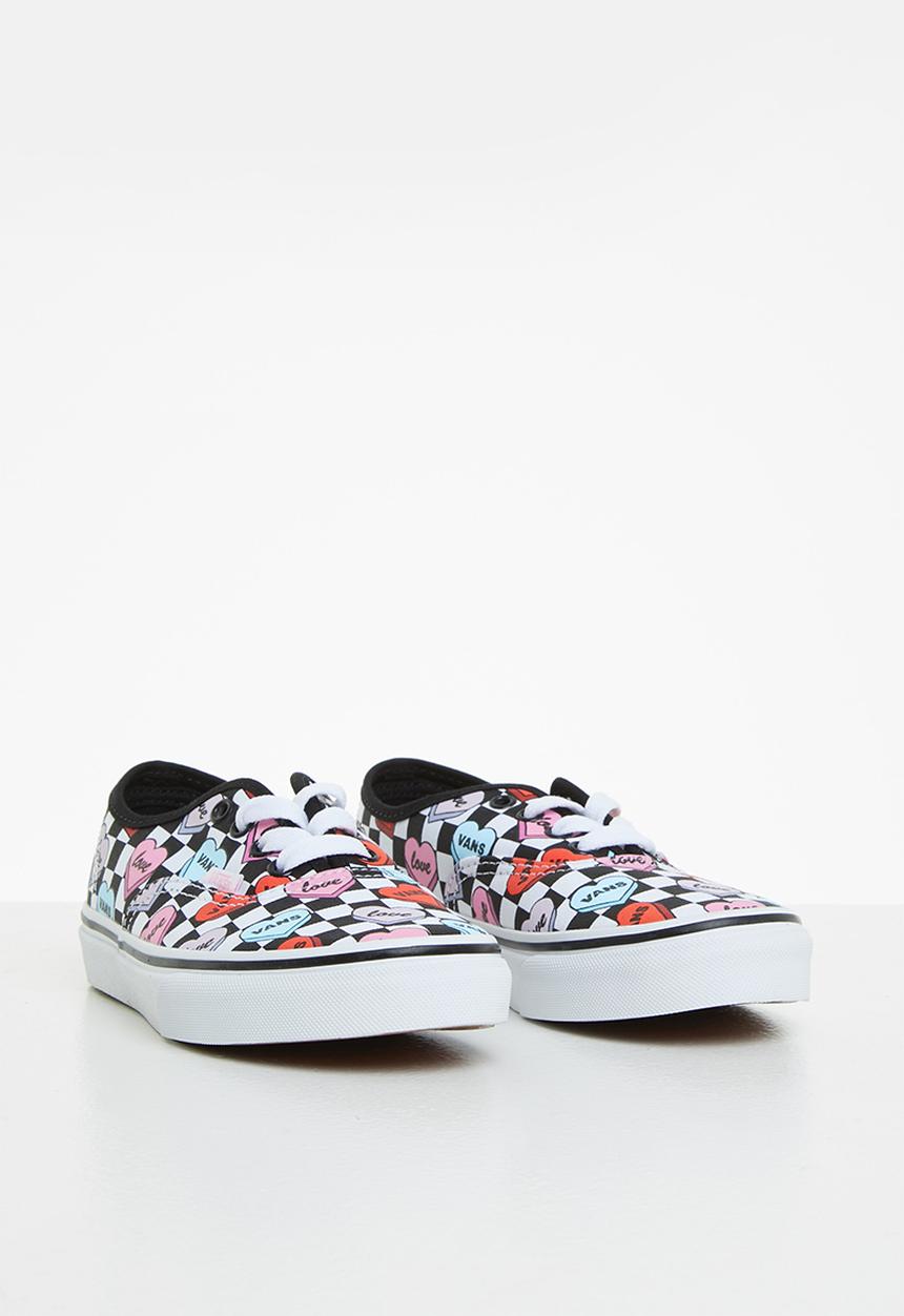 Vans - Uy authentic - (candy hearts) black & true white