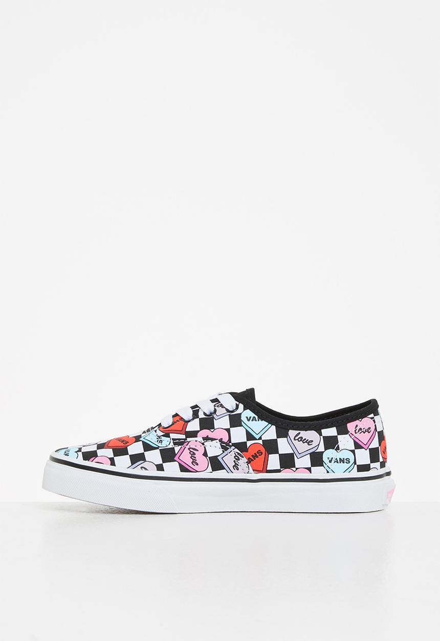 Vans - Uy authentic - (candy hearts) black & true white