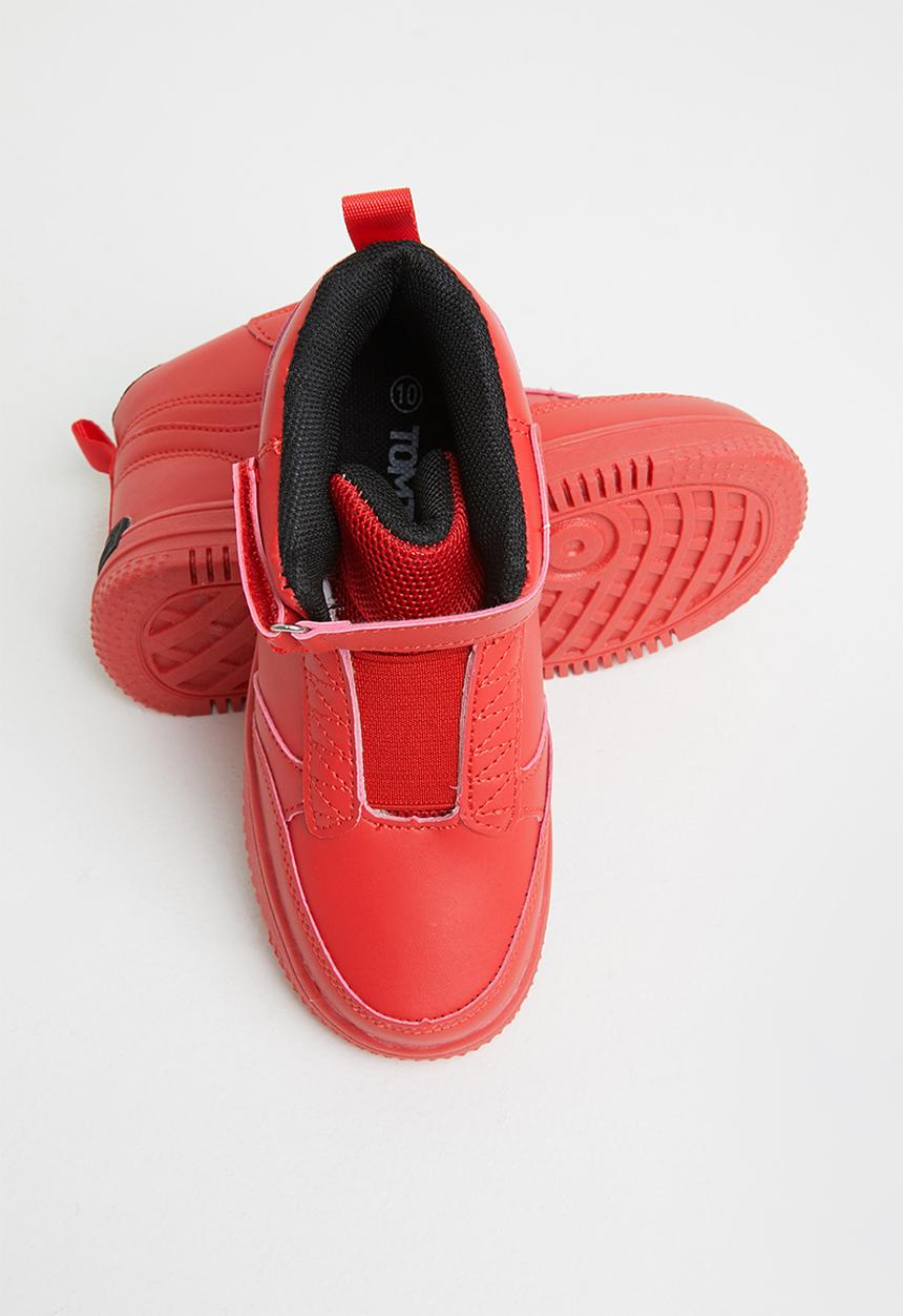 Tom Tom - Boys hi top sneaker - red