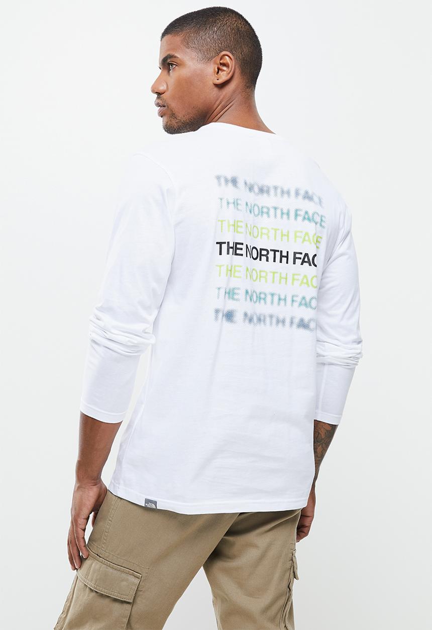 The North Face - M long sleeve graphic tee - white