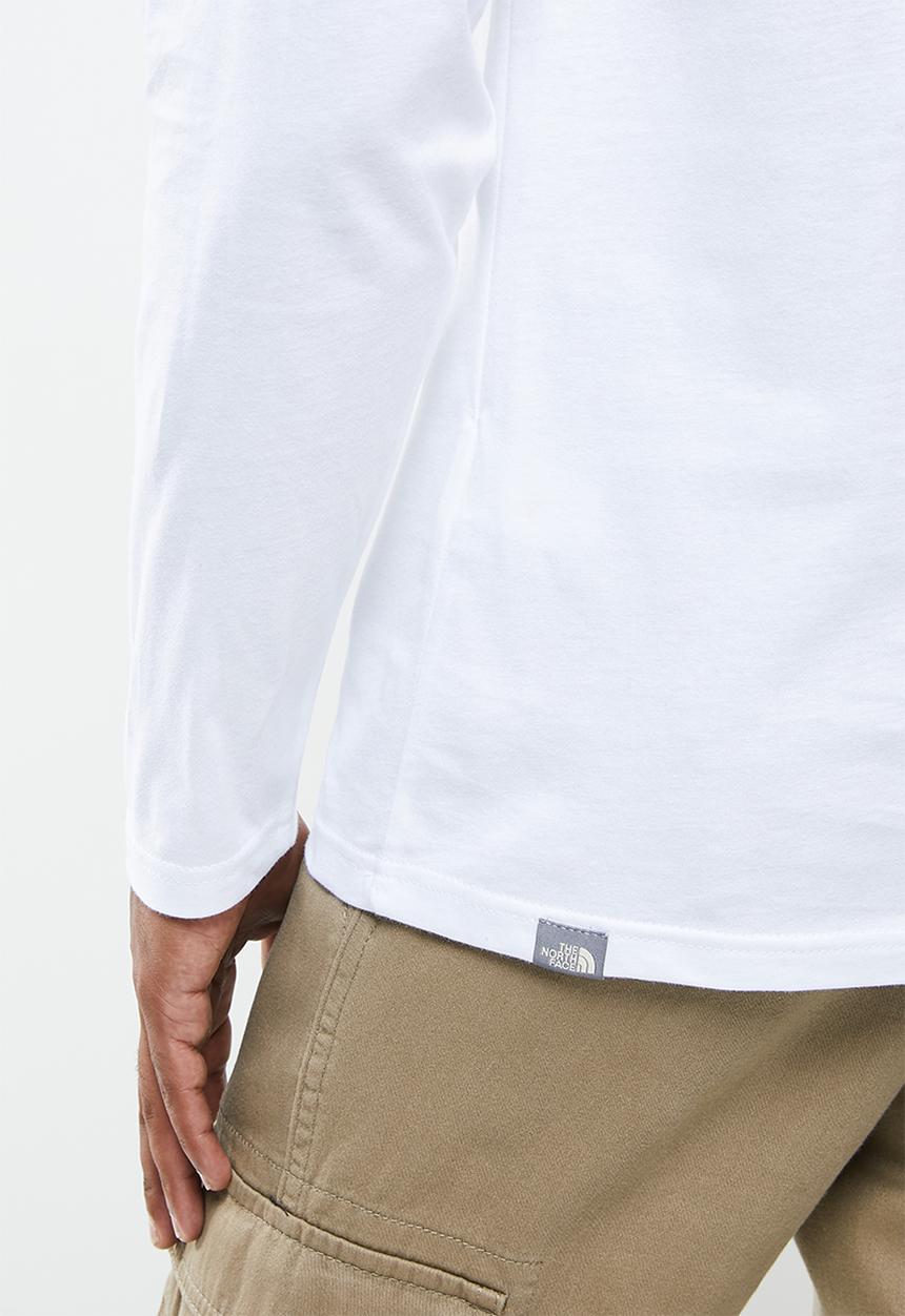 The North Face - M long sleeve graphic tee - white