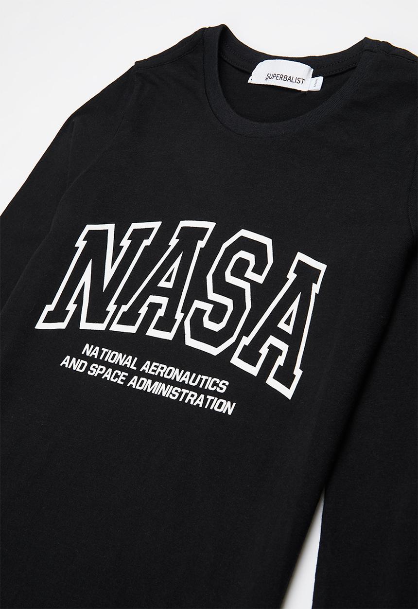 Superbalist - Boys nasa tee & pants pj set - black & green