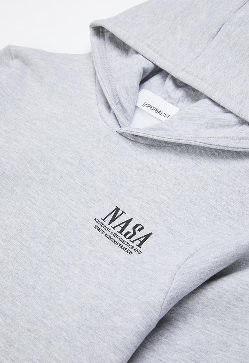 Superbalist - NASA hoodie & short set - grey melange