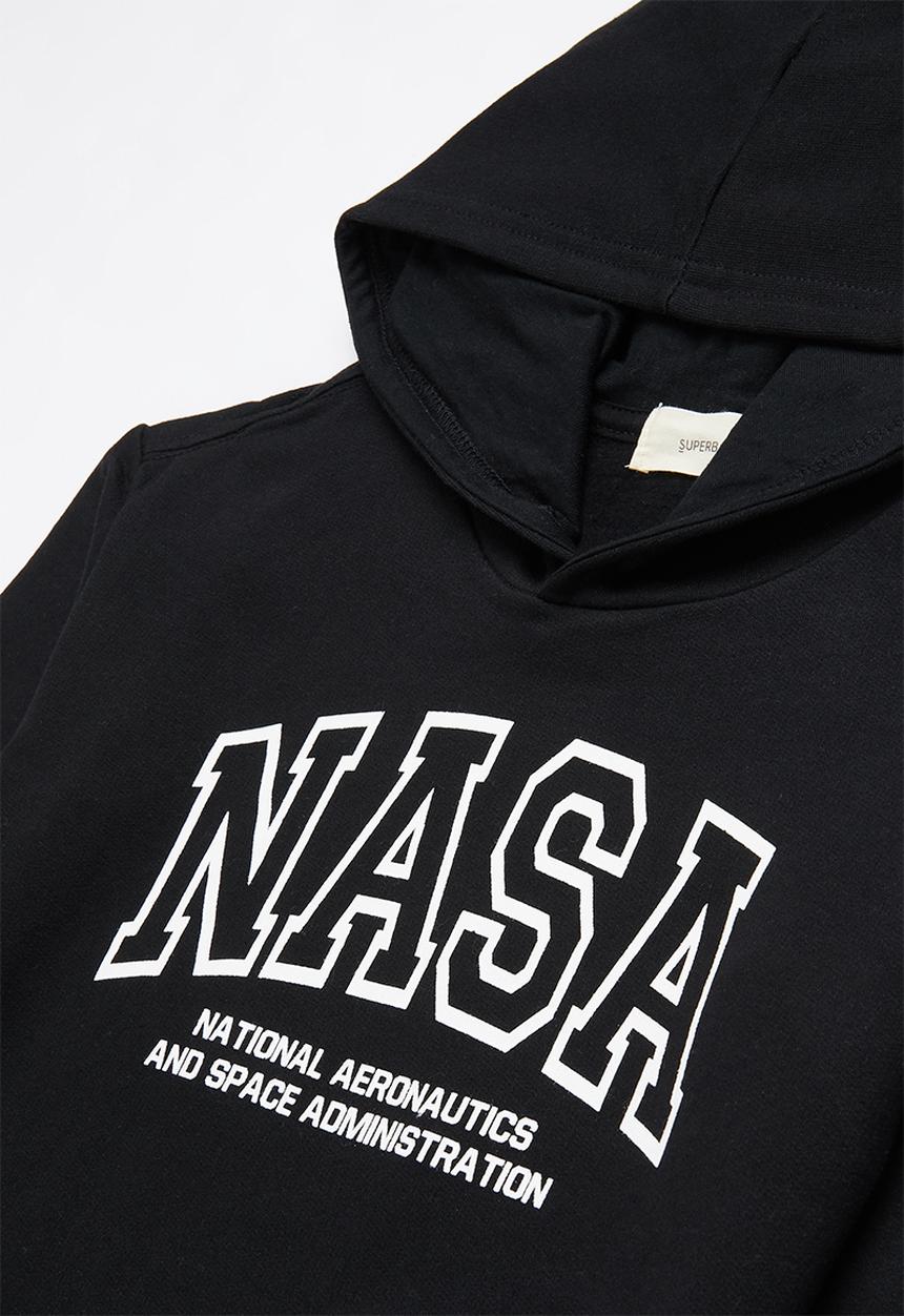 Superbalist Kids - NASA hoodie & short set - black
