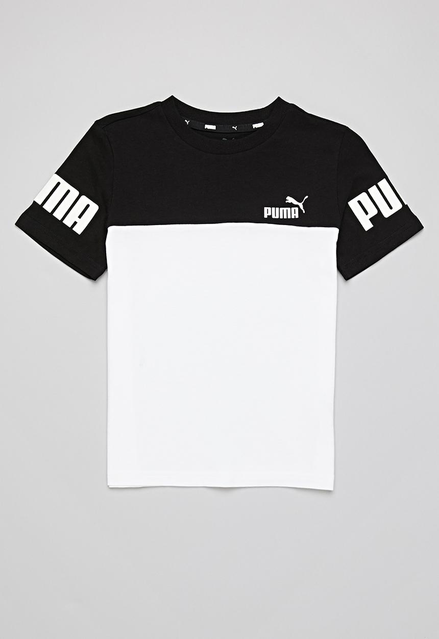 PUMA - Puma power tee  -  black & white