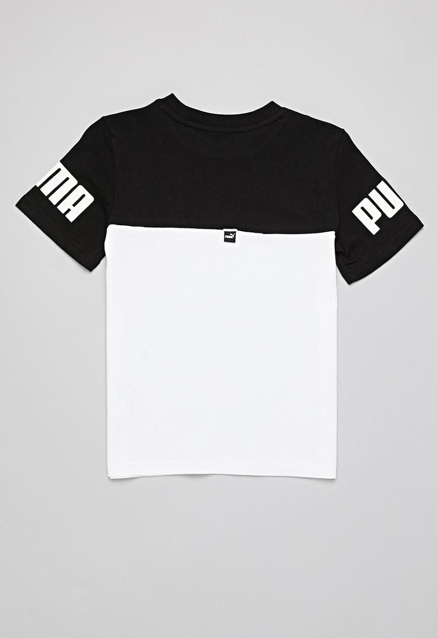 PUMA - Puma power tee  -  black & white