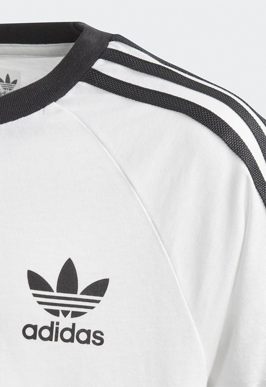 adidas Originals - 3 stripe tee - white