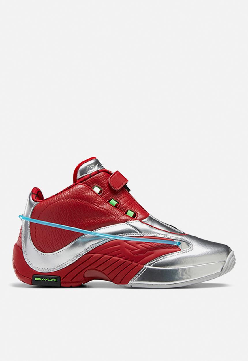 Reebok - Answer iv x power rangers fw21 - power red/silver met./solar lime