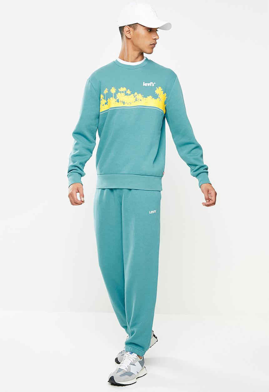 Levi’s® - T3 graphic crew sweatshirt - brittany blue