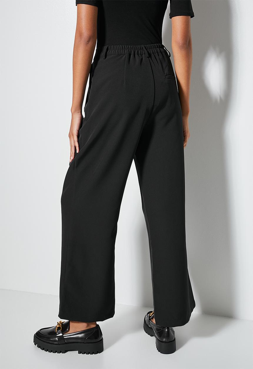 Superbalist - Wide leg trouser - black