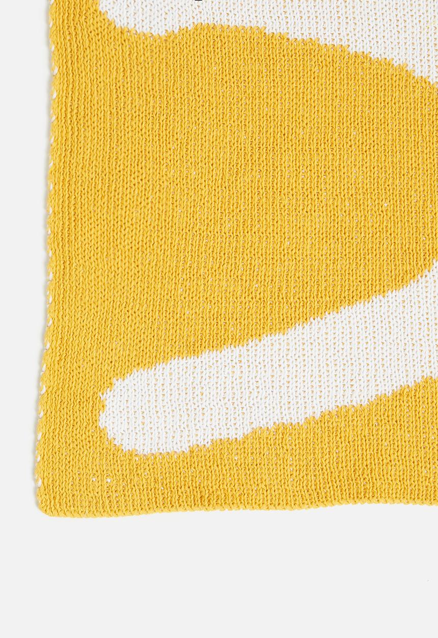 Sixth Floor - Penny cotton throw - spicy mustard
