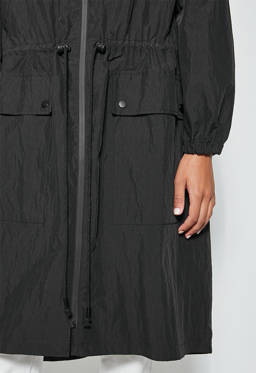 Superbalist - Midi parka - black