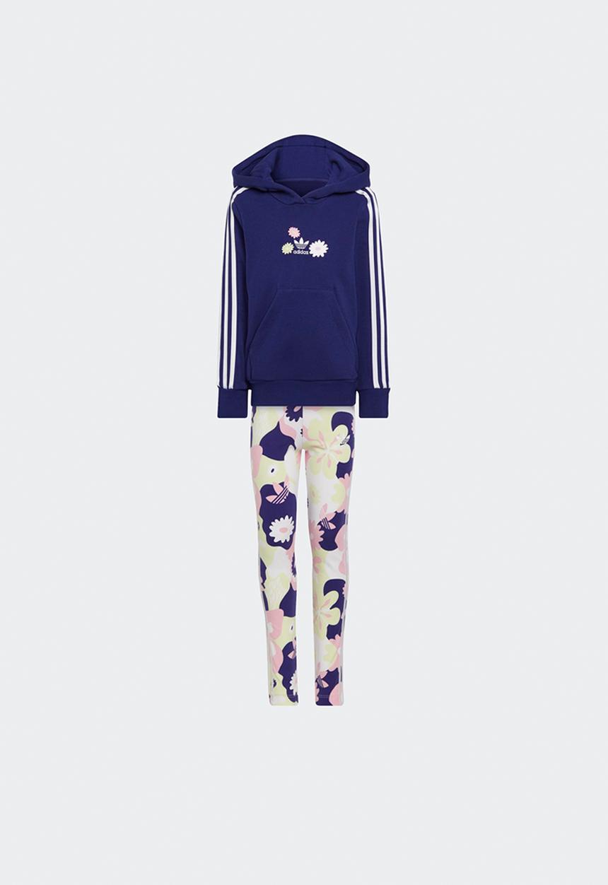adidas Originals - Hoodie set - legacy indigo & white 