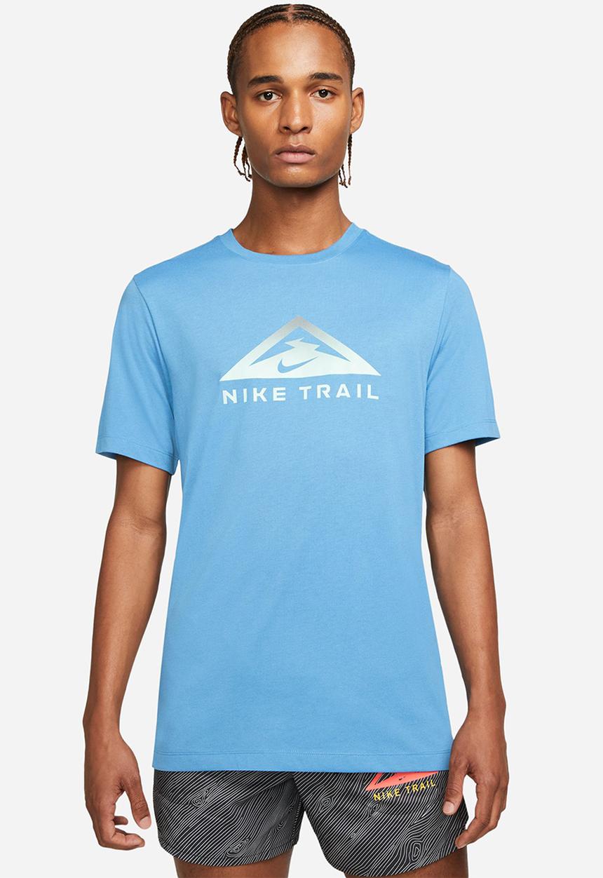 Nike - Dri-FIT Trail Running T-Shirt.- Dutch Blue