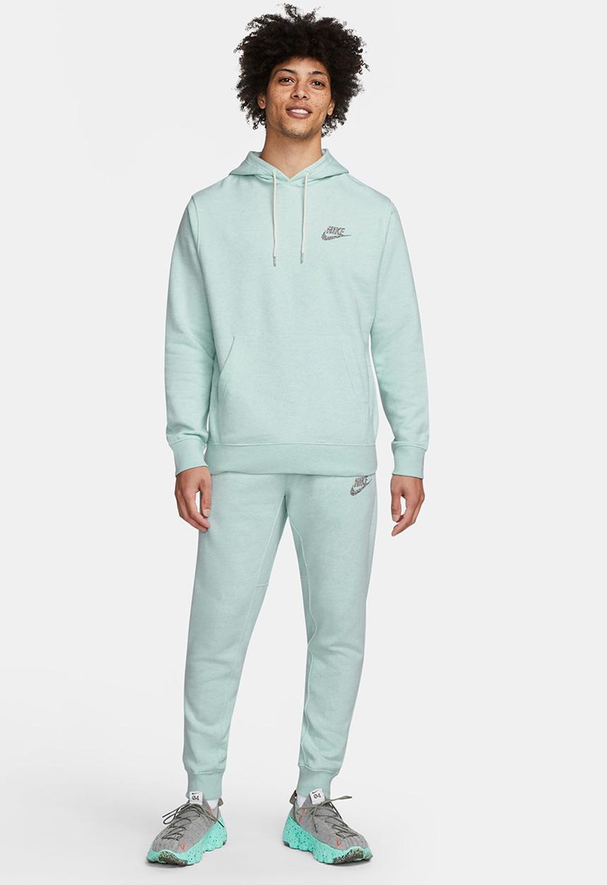 Nike - NSW Revival Fleece Pullover Hoodie  - Mint foam & white