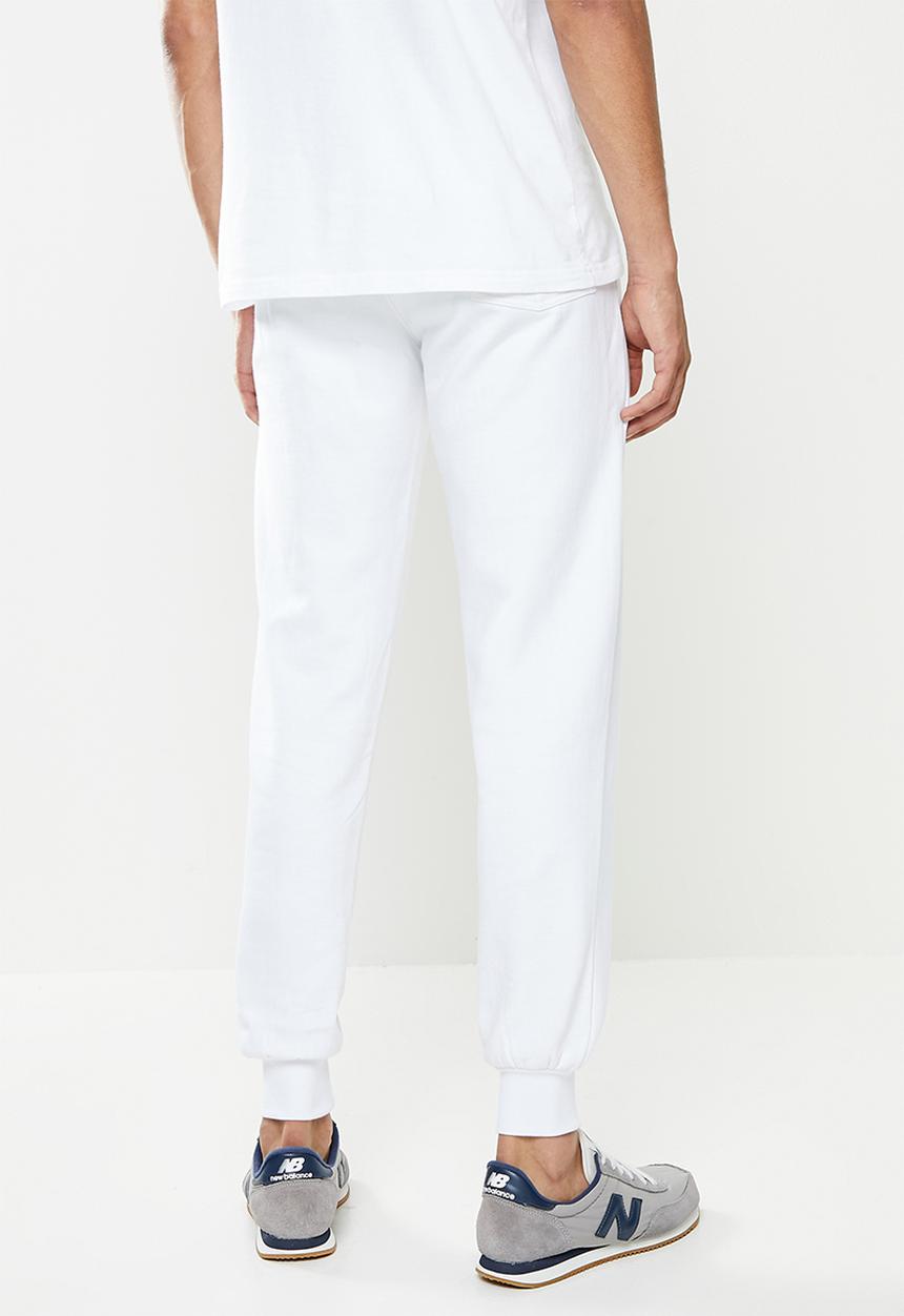 Ben Sherman - Target emb jogger - white