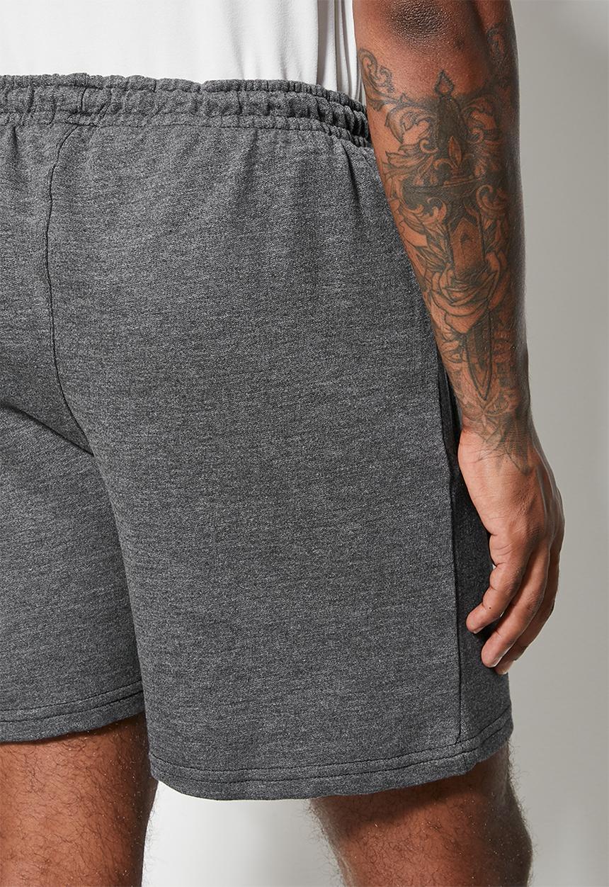 Superbalist - Mid length sport sweat shorts - black