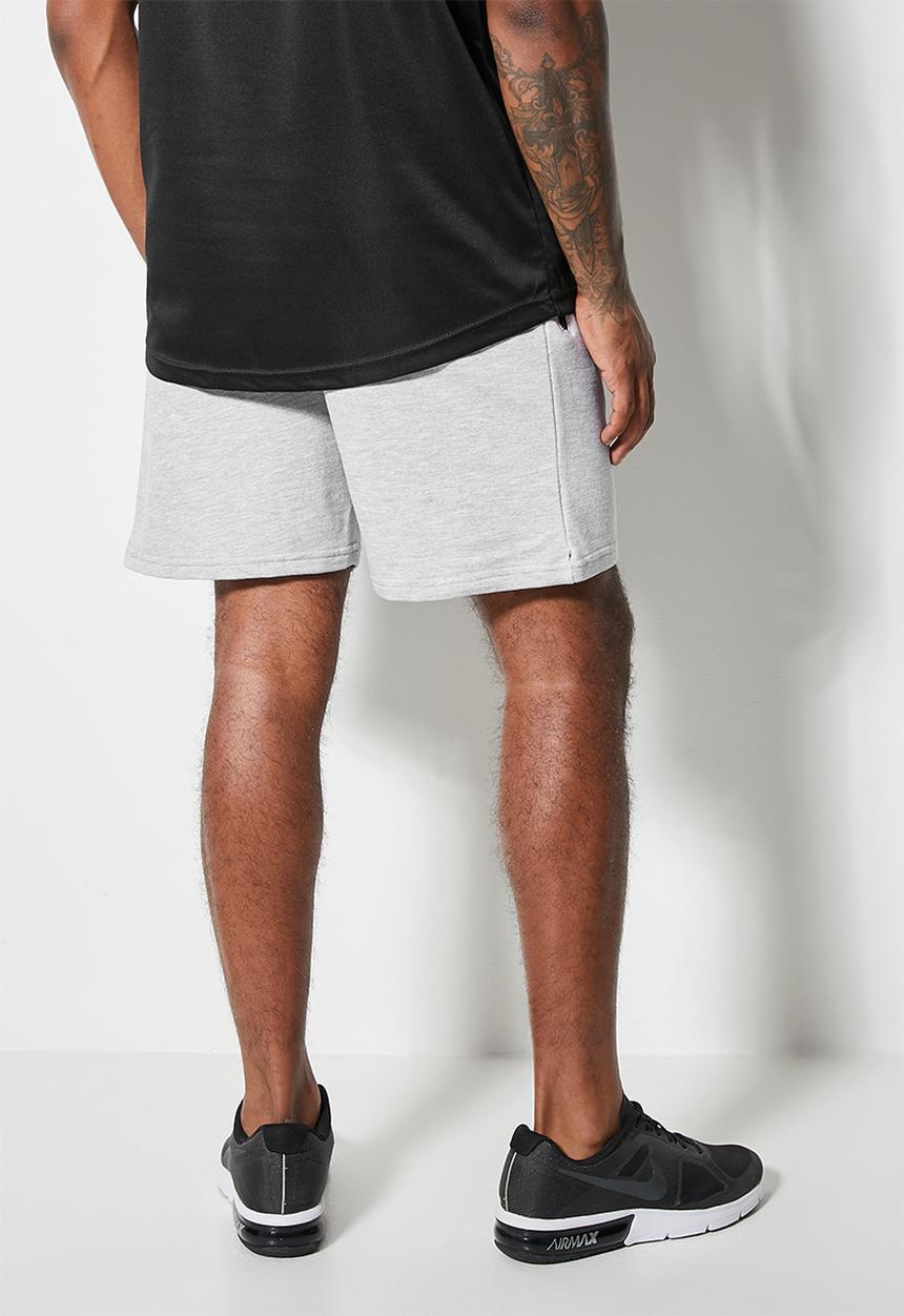 Superbalist - Mid length sport sweat shorts - light grey