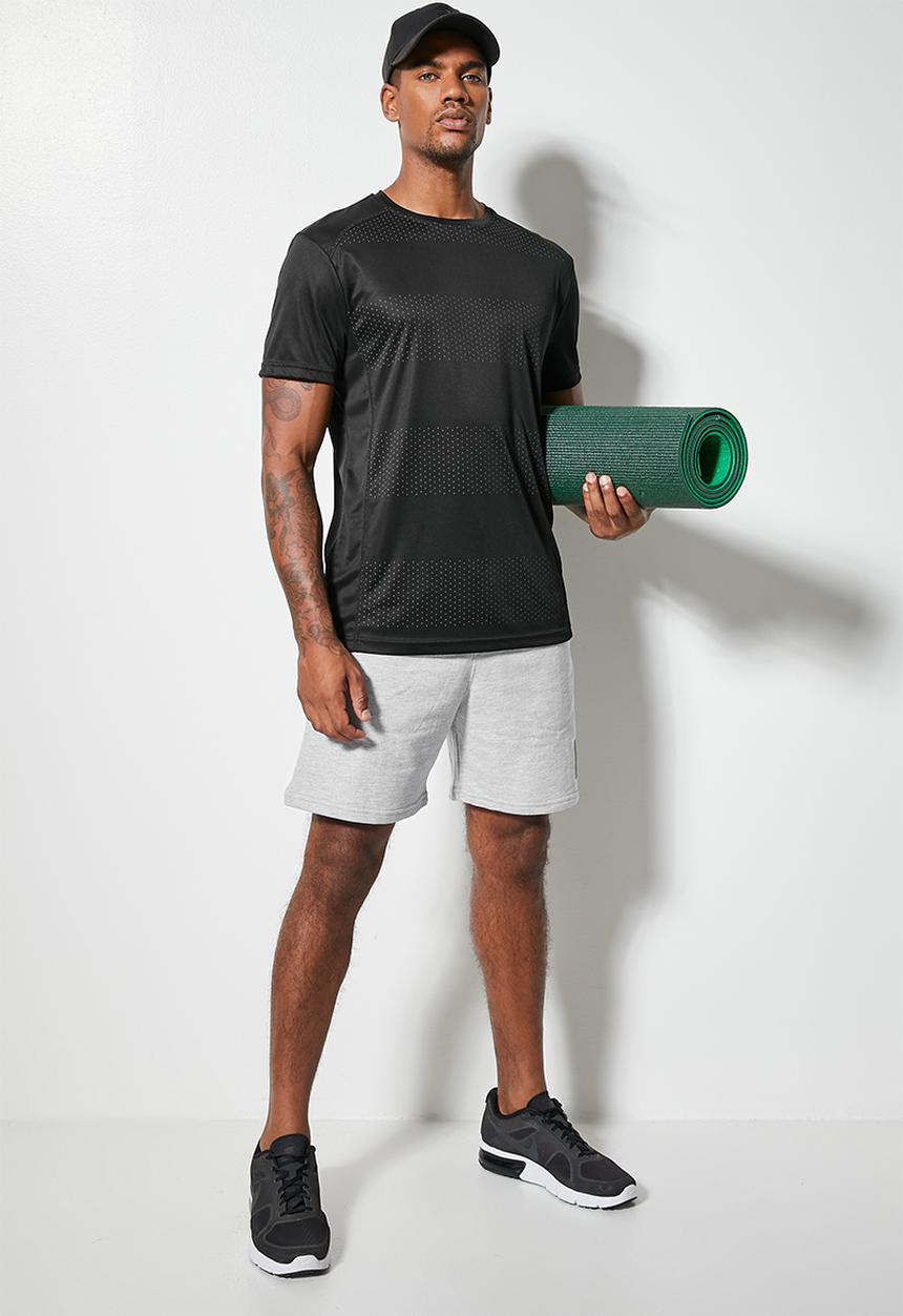 Superbalist - Mid length sport sweat shorts - light grey