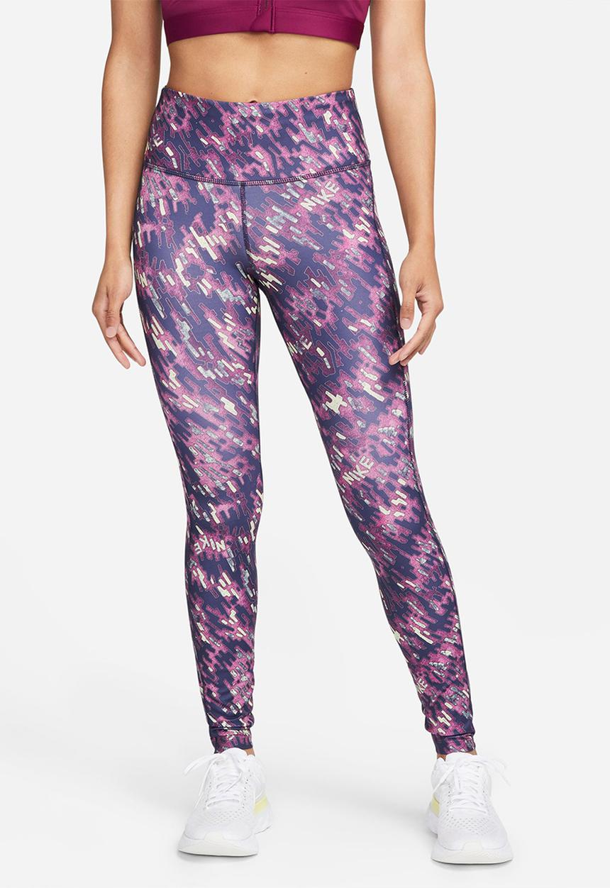 Nike - Nk df fast mr tght nv - pink prime & reflective silver