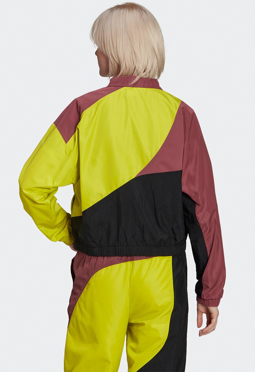 adidas Originals - Weave tracktop - black/shock lime/crimson
