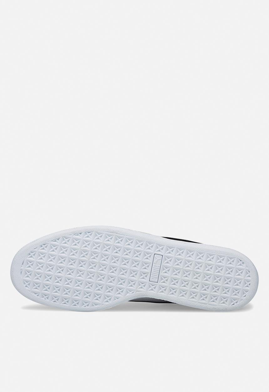 PUMA - Suede displaced - puma black, puma white & harbor mist