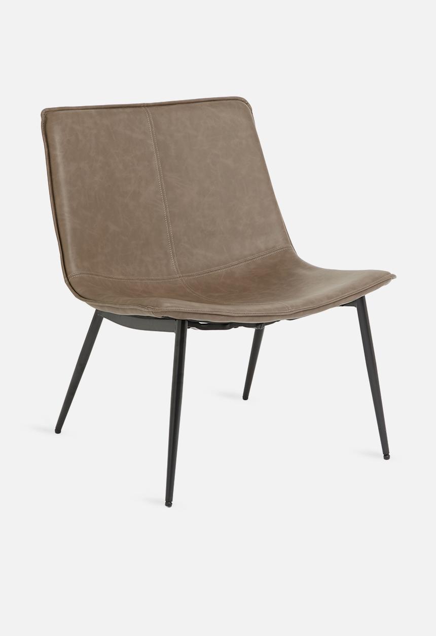 Sixth Floor - Luna lounge chair - taupe