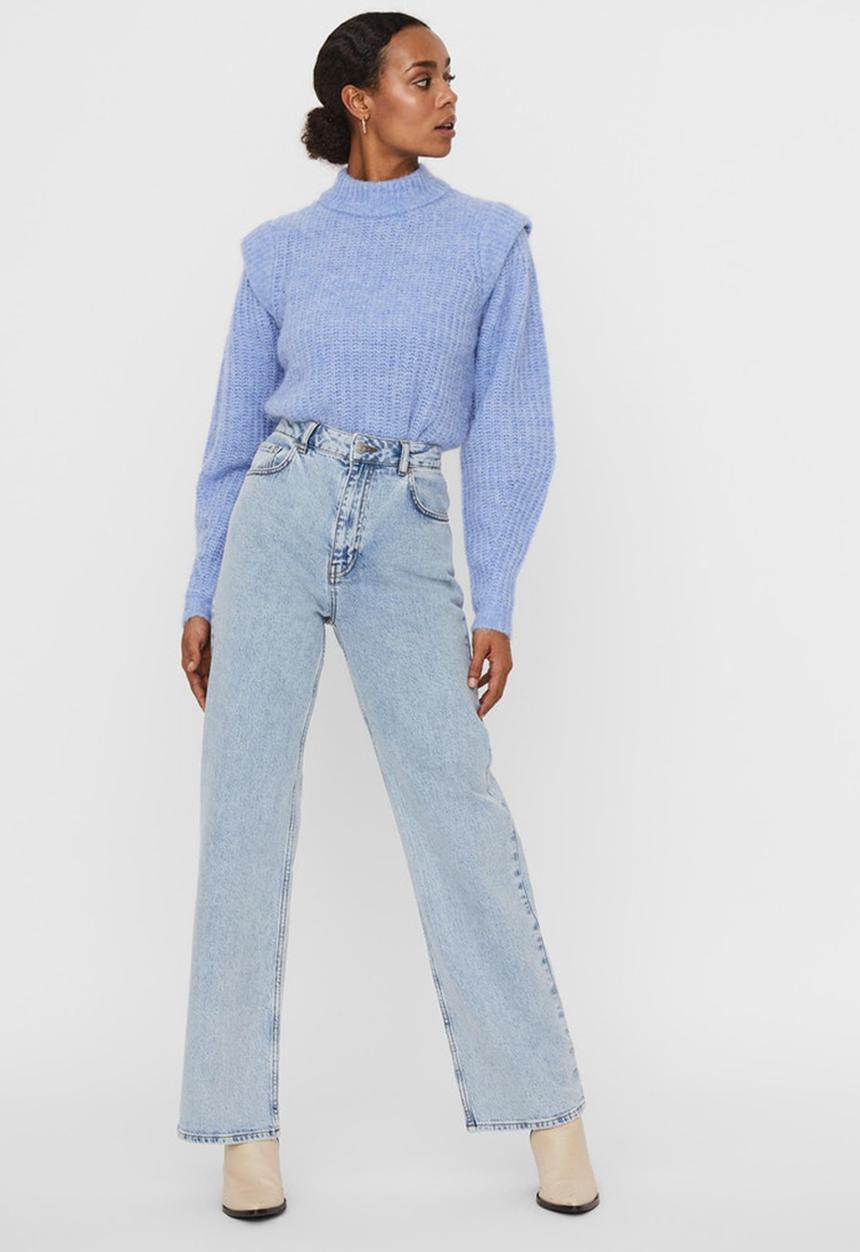 Vero Moda - Pekan long sleeve shoulder blouse - grapemist