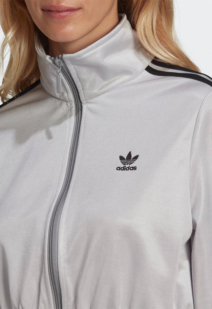 adidas Originals - 3 stripes tricot tracktop - matte silver