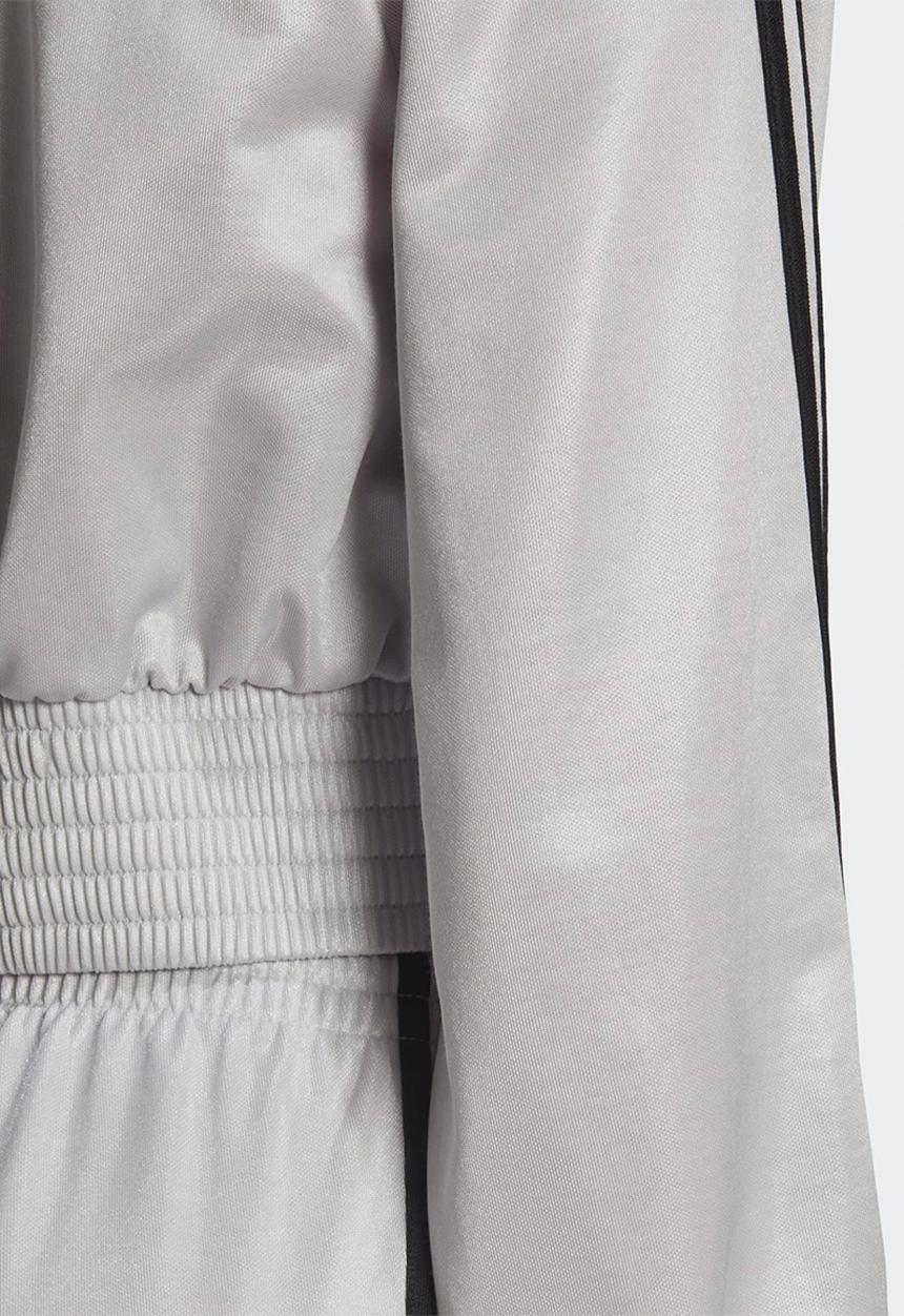 adidas Originals - 3 stripes tricot tracktop - matte silver