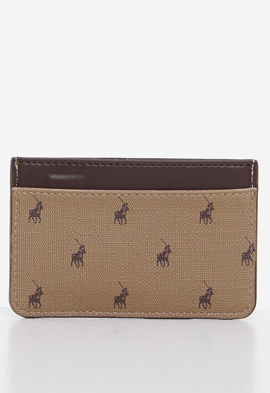 POLO - Signature  card holder - camel