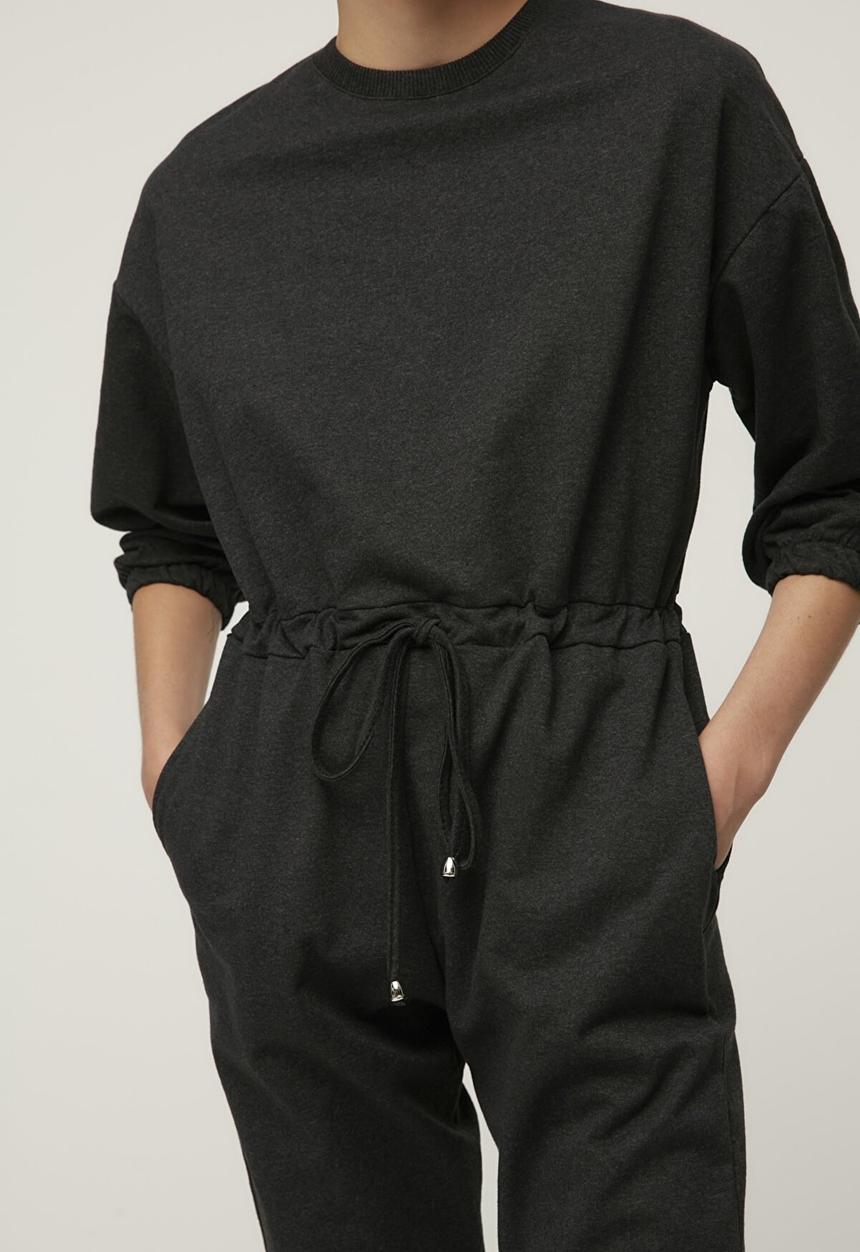 Trendyol - Knitted overalls - anthracite
