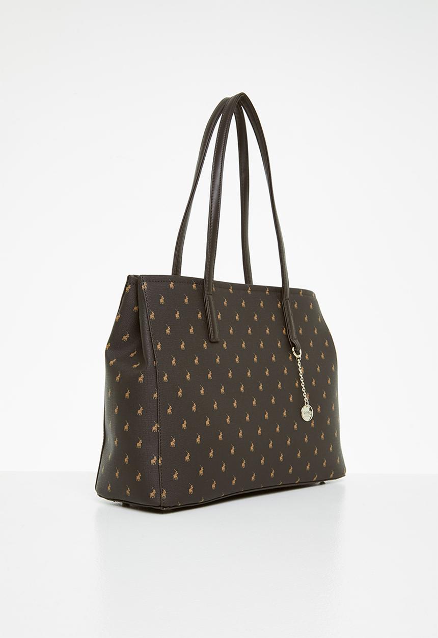 POLO - Signature large market tote - brown