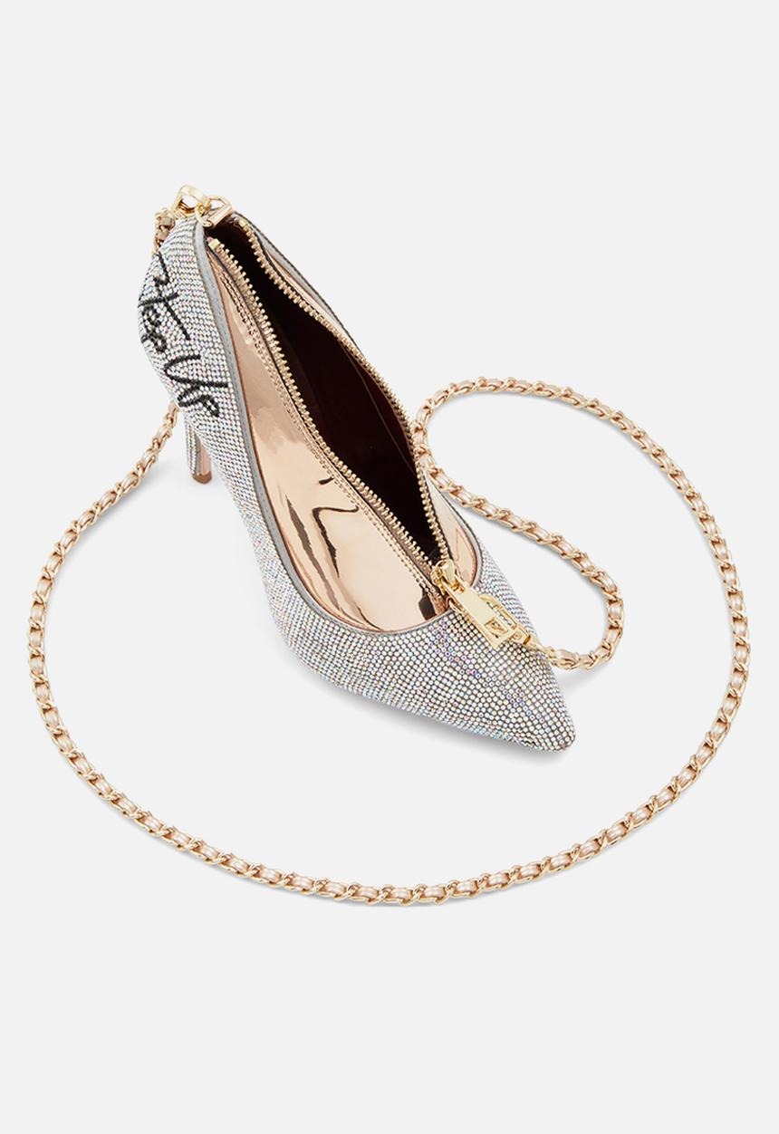 ALDO - Stessy razzle handbag - silver & clear multi