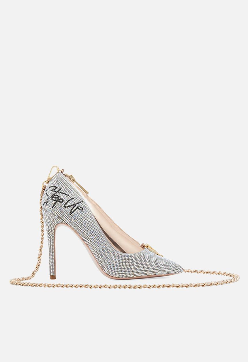 ALDO - Stessy razzle handbag - silver & clear multi