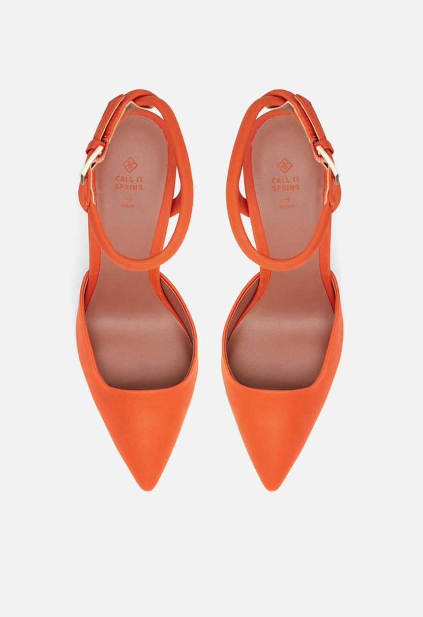 Call It Spring - Khelani heel - bright orange