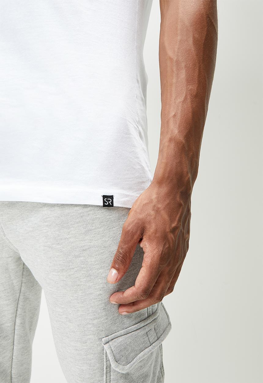 STYLE REPUBLIC - 2-pack el cap crew neck roll sleeve tee - white