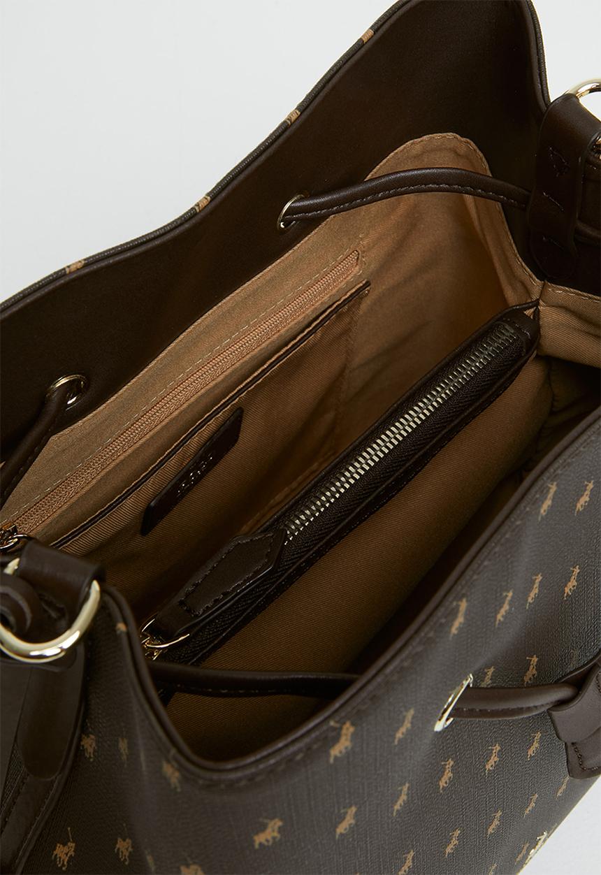 POLO - Signature bucket bag - brown
