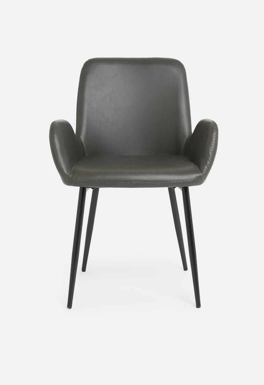 Sixth Floor - Balti dining chair - charcoal